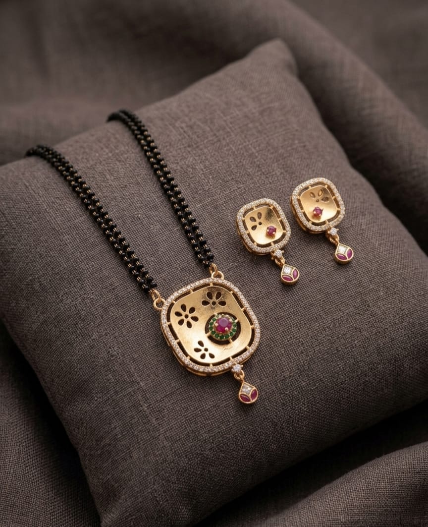 Kasli Aurelia Mangalsutra Earrings