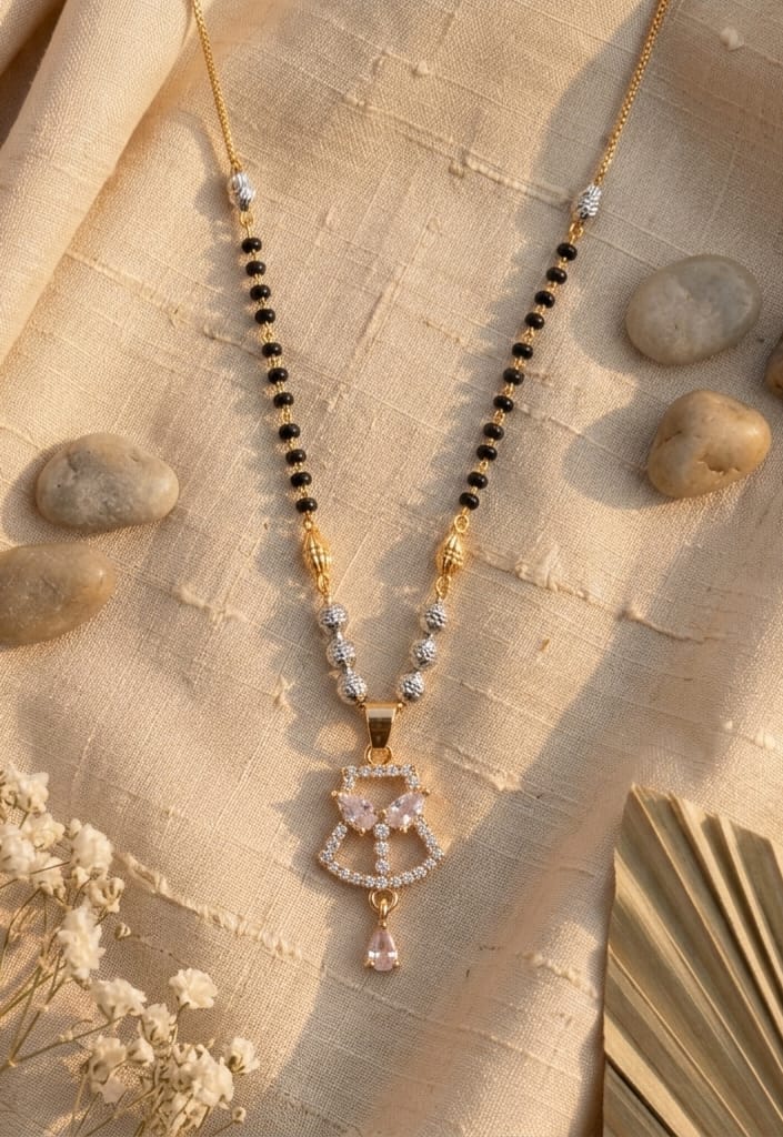 Kasli Elegant Drop Mangalsutra